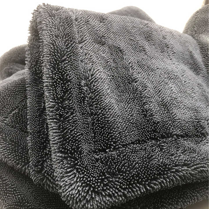 Peshqir Mikrofibër për Makinë 1400GSM – Premium Car Detailing Twisted Loop, Super Absorbues 90x60cm (Gri)